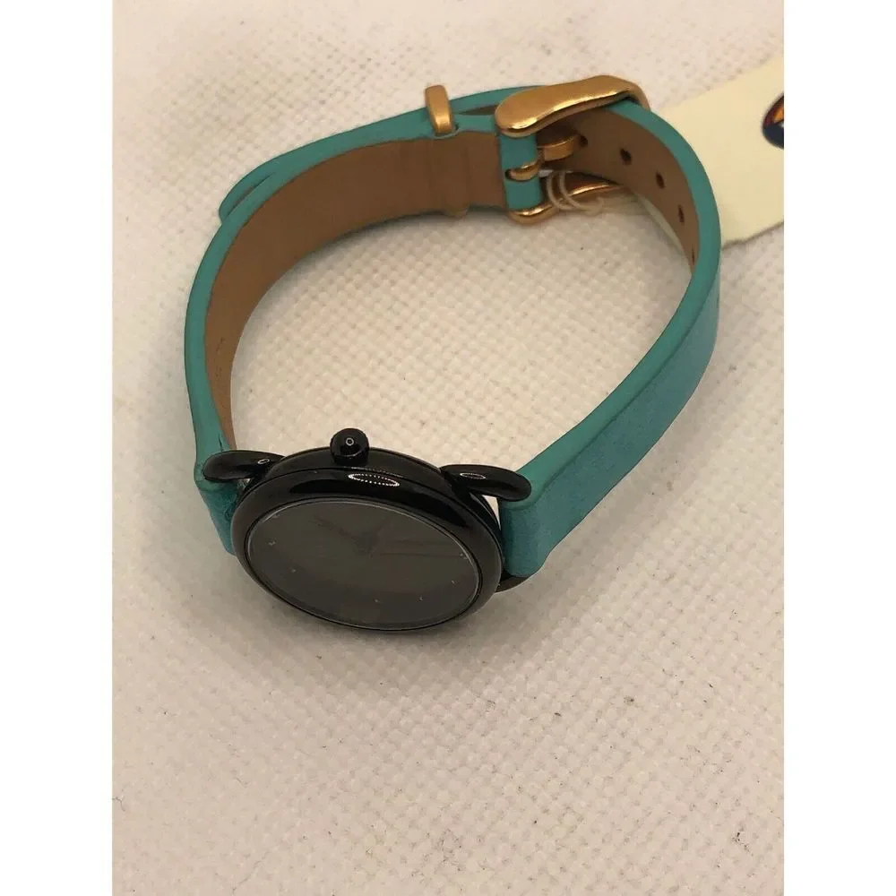 Fossil ES4489 Womens Silicone Analog Black Dial Quartz Genuine Wrist Watch KS330